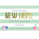 Mint Striped Vintage Flower Moving Announcements Image 5 of 6